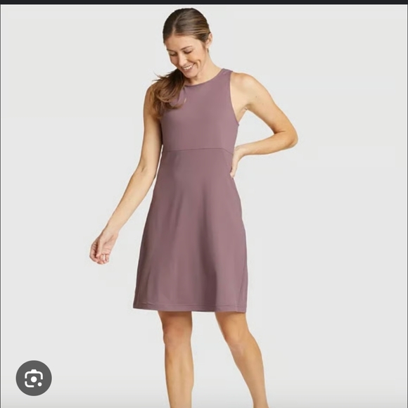 NWT Eddie Bauer Aster Sleeveless Empire Waist Dress Size Large - Picture 1 of 5